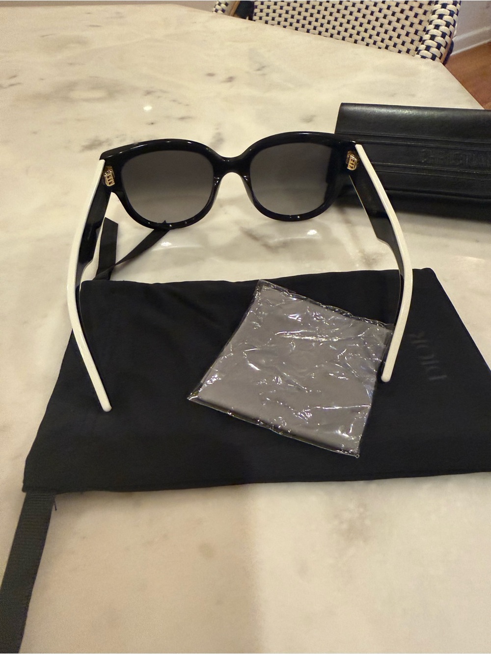 Dior Black Pacific Butterfly Sunglasses - Picture 5 of 5